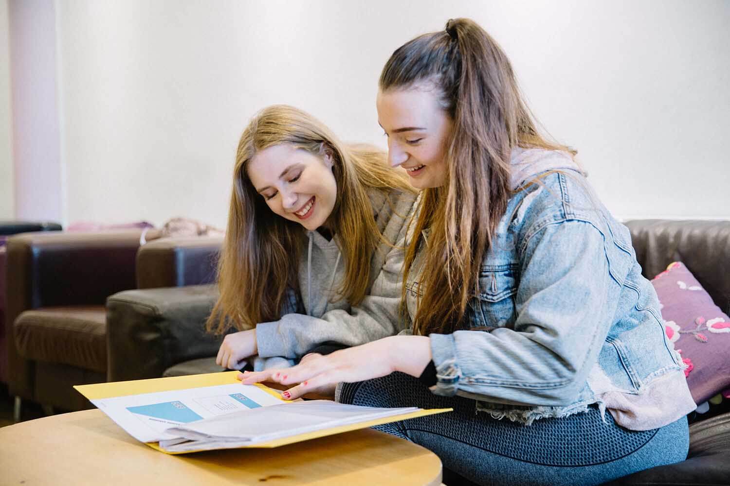 two young women